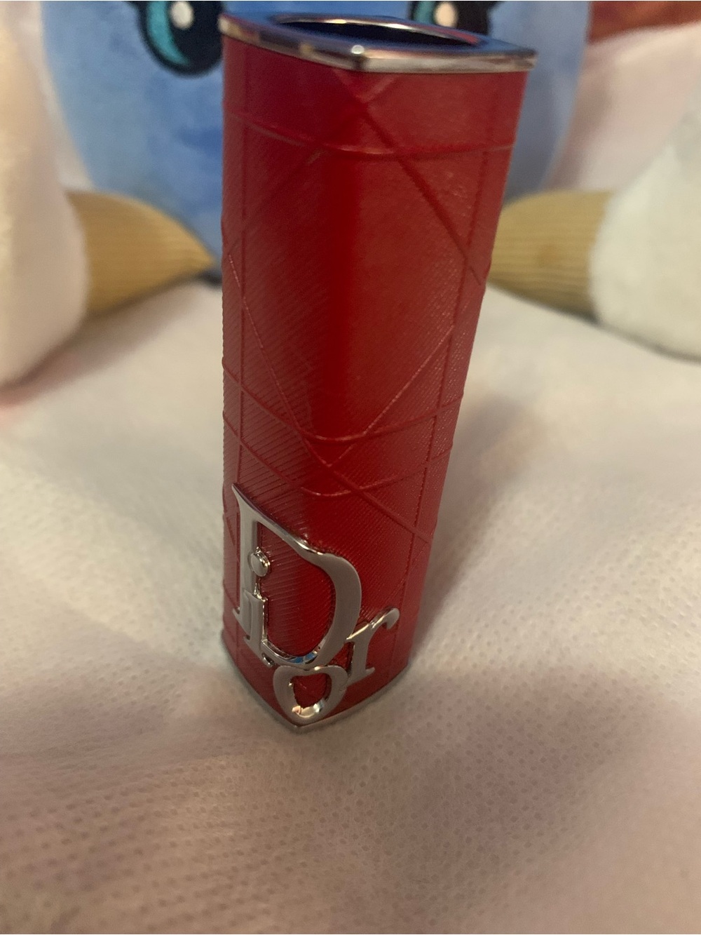 Dior Addict Lip Case in Brick Cannage  NWOT